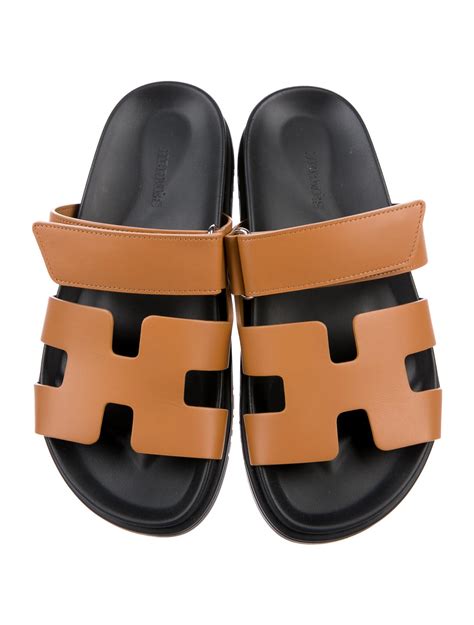 hermes dark brown sandals|hermes sandals with ankle strap.